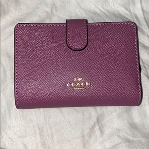 Never used Coach purple wallet